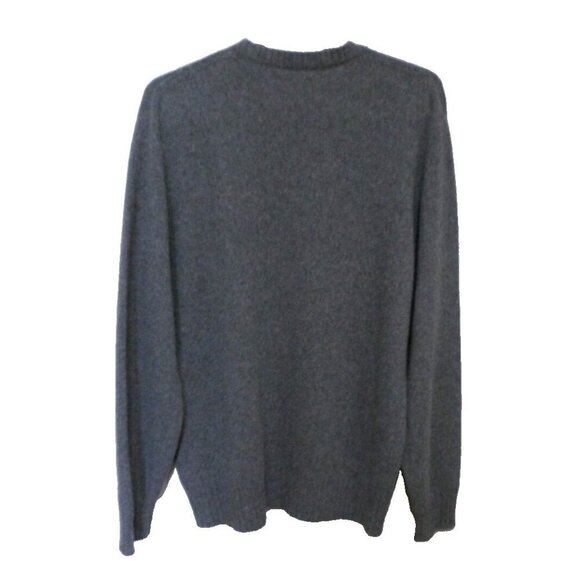 Gray Wool & Cashmere sweater HARTFORD ALTERNATIVE CLASSICS 1979 men's size XL - Picture 4 of 4